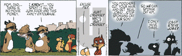 Over the Hedge on Saturday July 11, 2009 Comic Strip