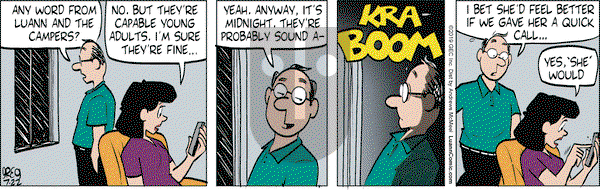 Luann on Monday July 22, 2019 Comic Strip