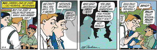 Doonesbury - Tuesday December 4, 2001 Comic Strip