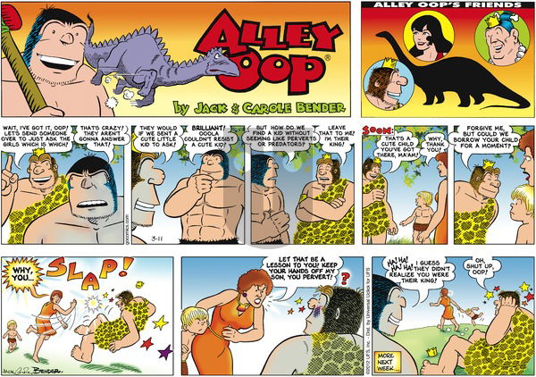 Alley Oop on Sunday March 11, 2012 Comic Strip