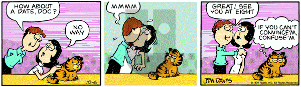 Garfield on Saturday October 6, 1979 Comic Strip