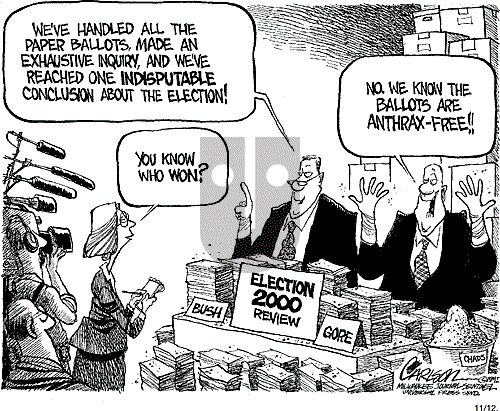 Stuart Carlson on Monday November 12, 2001 Comic Strip
