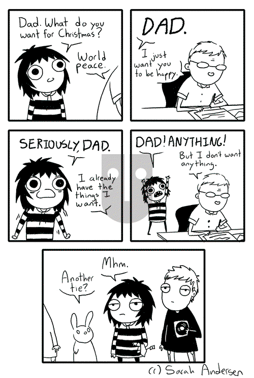 Sarah's Scribbles on Wednesday December 3, 2014 Comic Strip
