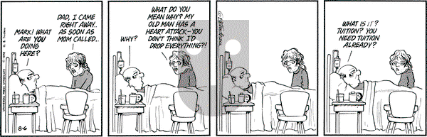 Doonesbury on Tuesday August 6, 1974 Comic Strip
