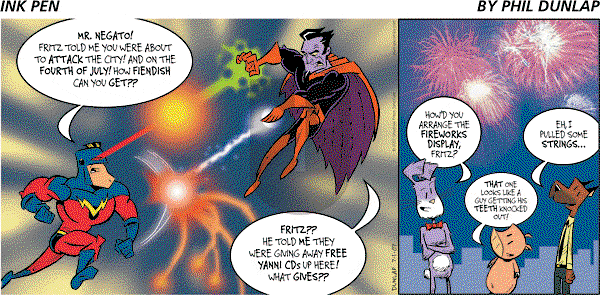 Ink Pen - Sunday July 1, 2007 Comic Strip