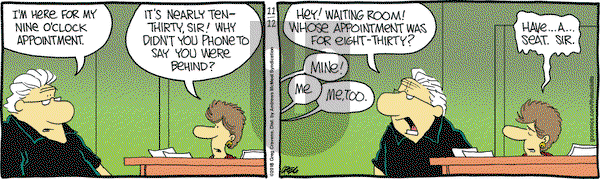 The Buckets on Monday November 12, 2018 Comic Strip