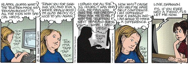 For Better or For Worse on Saturday August 4, 2007 Comic Strip