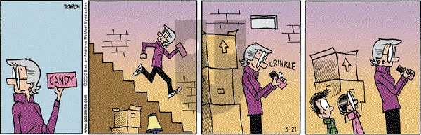 Grand Avenue on Saturday March 21, 2020 Comic Strip