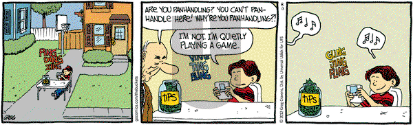 The Buckets on Friday August 17, 2012 Comic Strip