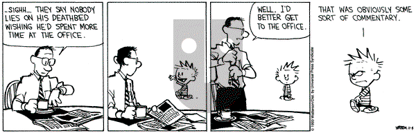 Calvin and Hobbes on Thursday November 4, 1993 Comic Strip