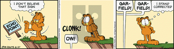Garfield on Saturday June 27, 2015 Comic Strip
