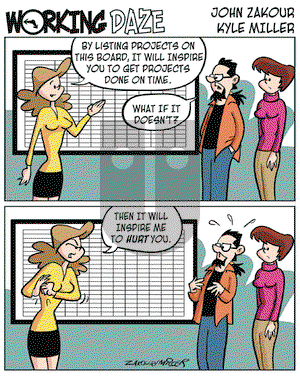 Working Daze on Thursday September 1, 2005 Comic Strip