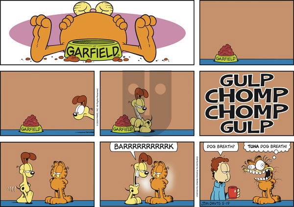 Garfield - Sunday May 19, 2024 Comic Strip
