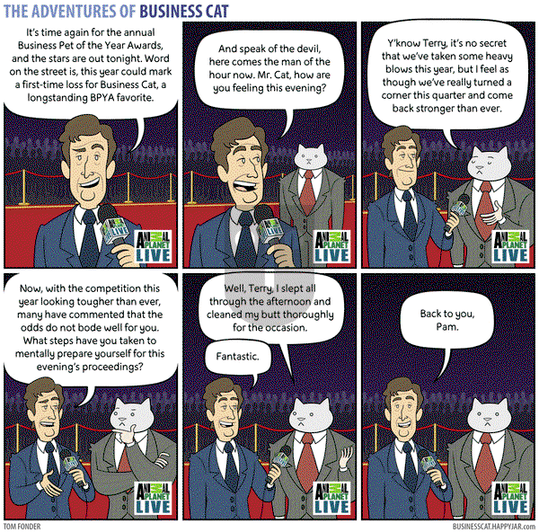 The Adventures of Business Cat on Monday July 25, 2016 Comic Strip