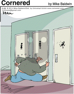 Cornered on Friday February 28, 2014 Comic Strip