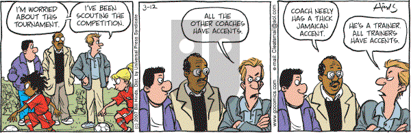 Cleats - Monday March 12, 2007 Comic Strip