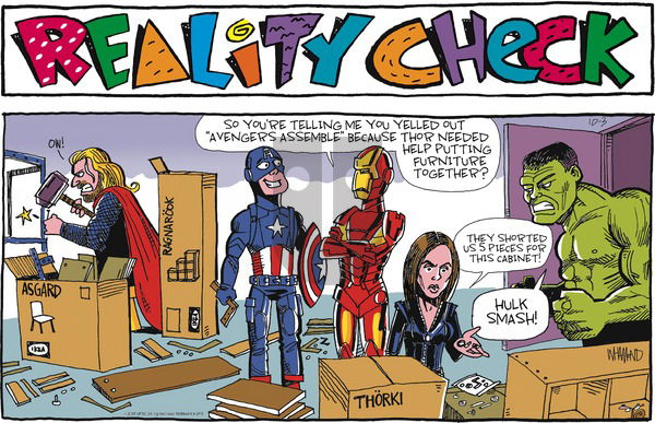 Reality Check on Sunday October 3, 2021 Comic Strip