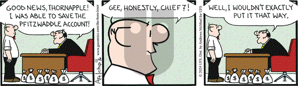 The Born Loser on Wednesday November 6, 2024 Comic Strip