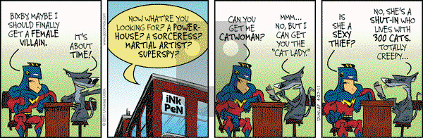 Ink Pen on Sunday March 16, 2025 Comic Strip