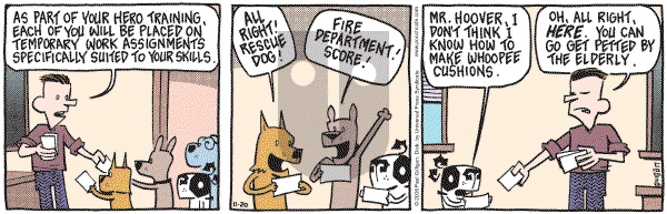 Pooch Cafe on Monday November 20, 2006 Comic Strip