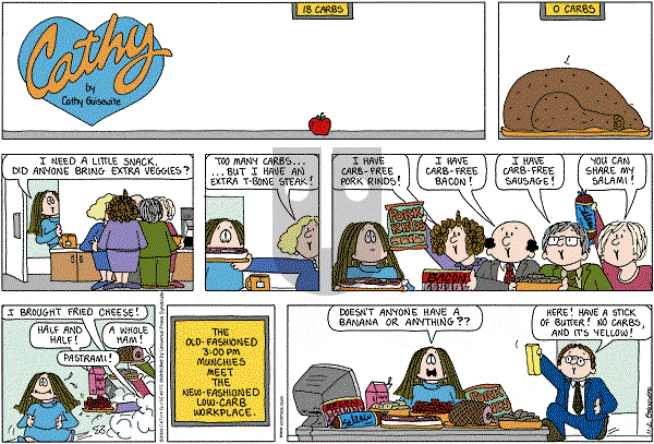 Cathy Classics - Sunday November 2, 2003 Comic Strip