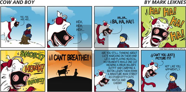 Cow and Boy Classics on Sunday January 7, 2007 Comic Strip