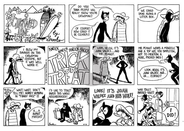 9 Chickweed Lane on Sunday October 31, 1993 Comic Strip