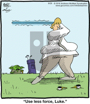 In the Bleachers on Saturday September 29, 2018 Comic Strip