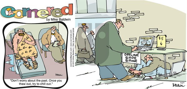 Cornered on Sunday April 21, 2013 Comic Strip