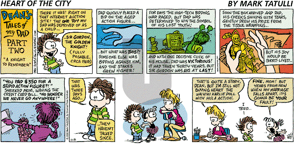 Heart of the City on Sunday October 8, 2000 Comic Strip