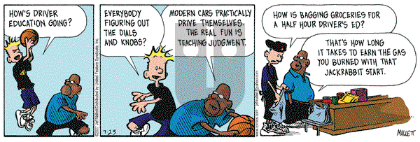 Frazz on Monday July 23, 2007 Comic Strip