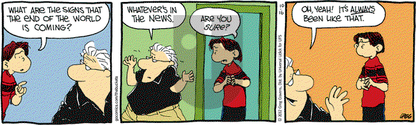The Buckets on Tuesday October 16, 2012 Comic Strip