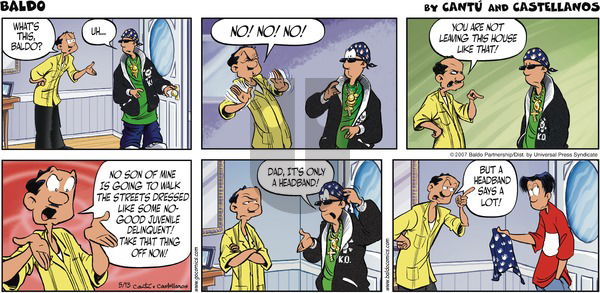 Baldo on Sunday May 13, 2007 Comic Strip