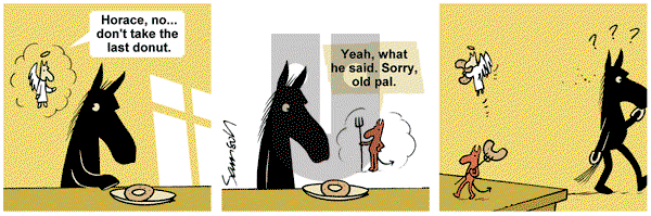 Dark Side of the Horse on Wednesday December 1, 2010 Comic Strip