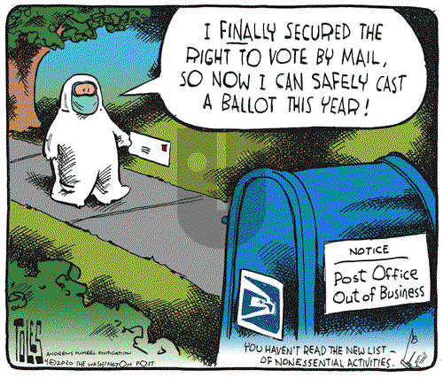 Tom Toles on Friday April 24, 2020 Comic Strip