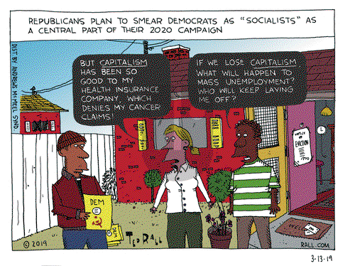 Ted Rall on Wednesday March 13, 2019 Comic Strip