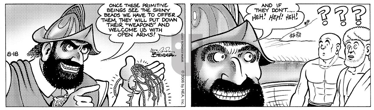 Alley Oop - Friday August 18, 2006 Comic Strip