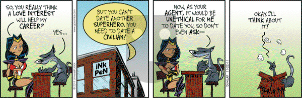 Ink Pen on Saturday October 11, 2025 Comic Strip