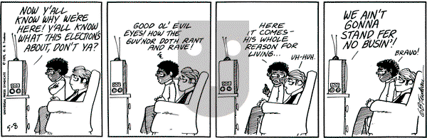 Doonesbury on Monday May 8, 1972 Comic Strip