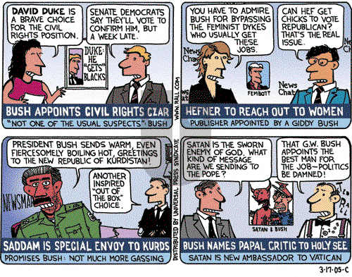 Ted Rall on Sunday March 20, 2005 Comic Strip