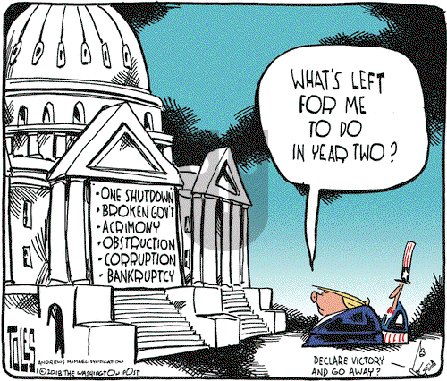 Tom Toles on Tuesday January 23, 2018 Comic Strip