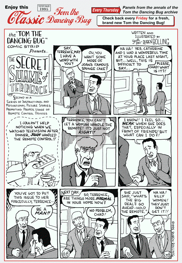 Tom the Dancing Bug on Thursday December 31, 2015 Comic Strip