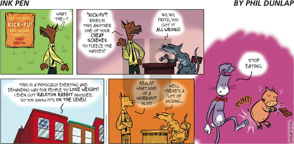 Ink Pen on Sunday April 9, 2006 Comic Strip