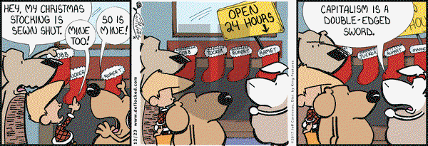 DeFlocked on Saturday December 23, 2017 Comic Strip
