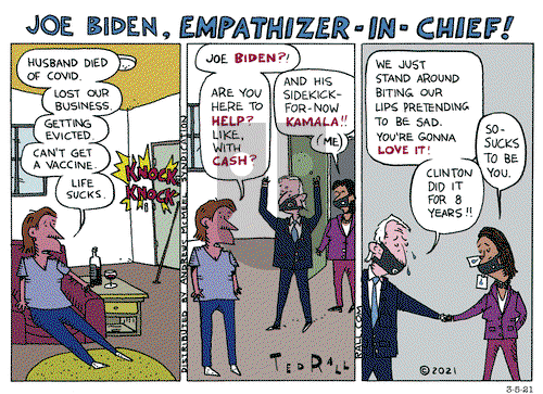 Ted Rall on Friday March 5, 2021 Comic Strip
