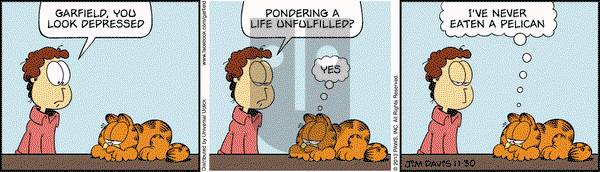 Garfield on Saturday November 30, 2013 Comic Strip