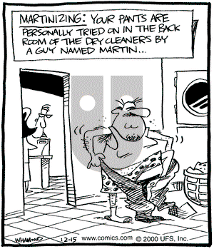Reality Check on Friday December 15, 2000 Comic Strip
