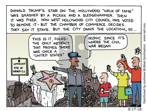Ted Rall on Friday August 17, 2018 Comic Strip