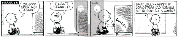 Peanuts on Saturday June 30, 1962 Comic Strip