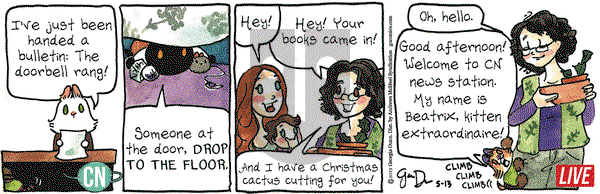 Breaking Cat News on Monday May 13, 2019 Comic Strip